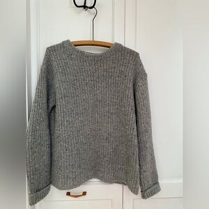 Roots Heather Gray Knit Sweater